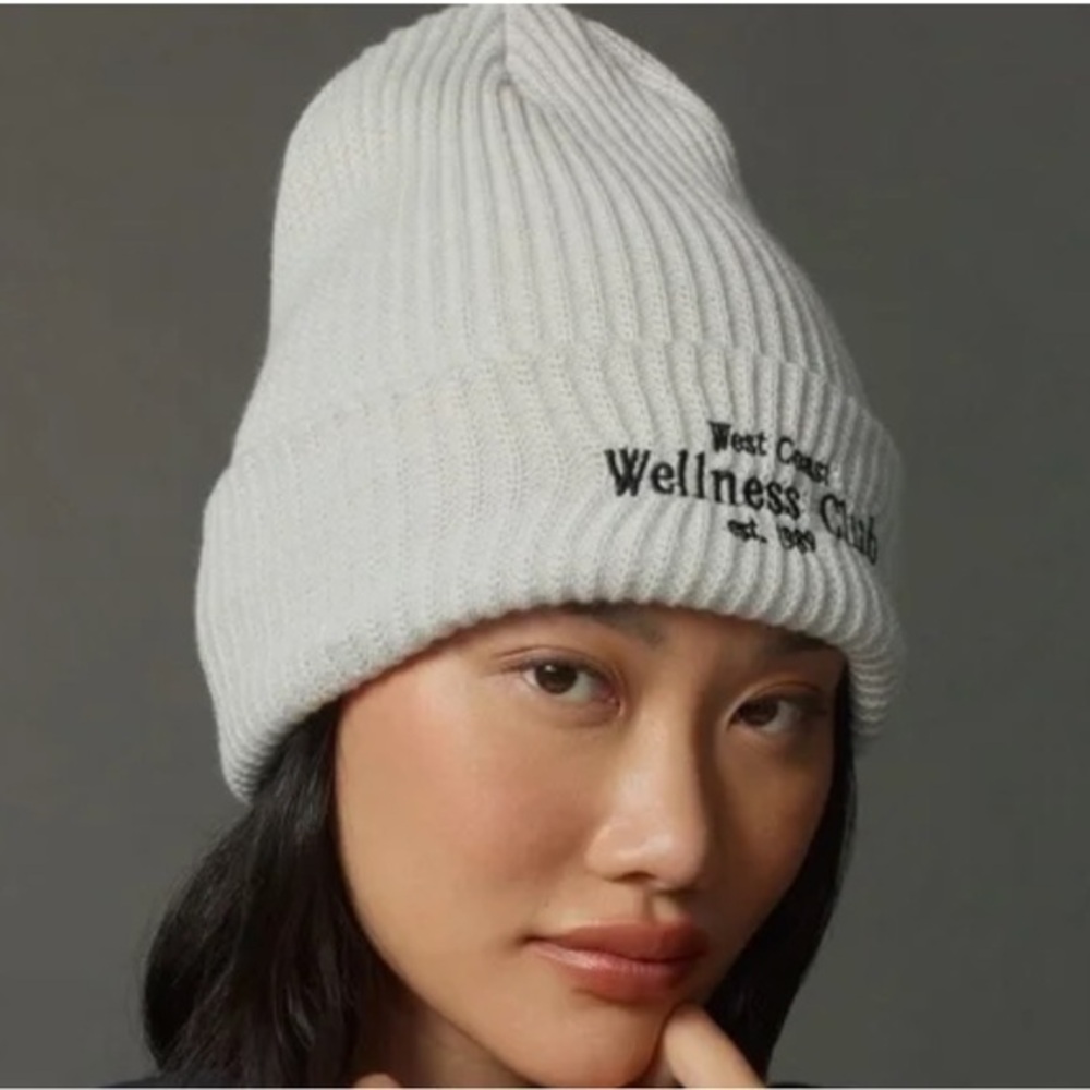 Anthropologie Daily Practice Sport Club Ribbed Beanie